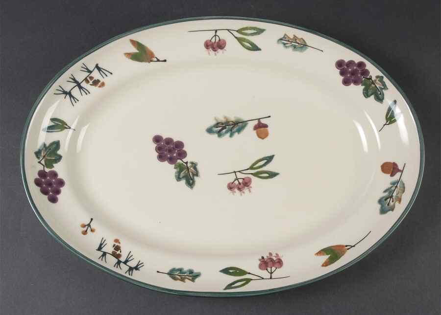 Woodland 17" Oval Serving Platter by Hartstone-1