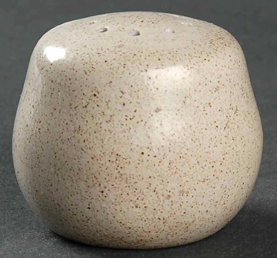 Antique White (Coupe) Pepper Shaker by Heath-1