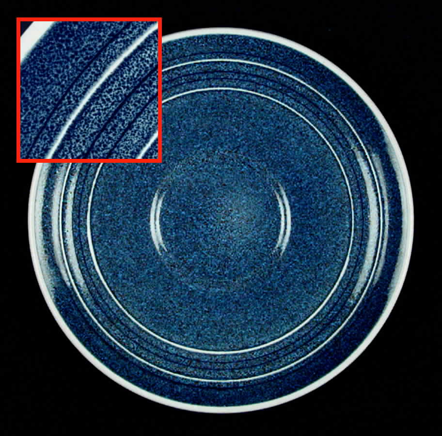 Blue Granite (Coupe) Saucer by Heath-1