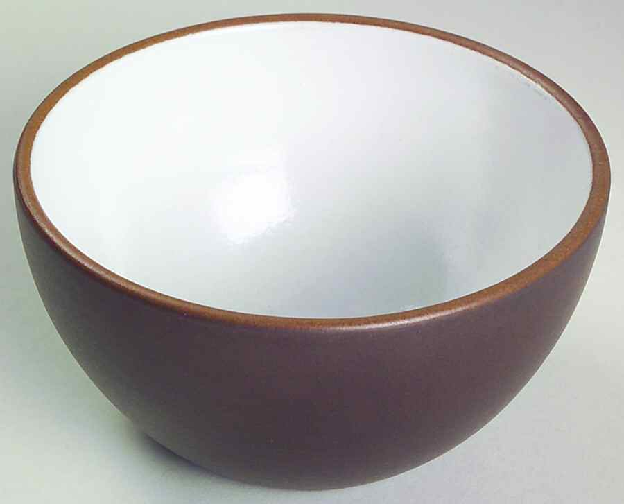 Brown & White (Coupe) Rice Bowl by Heath-1