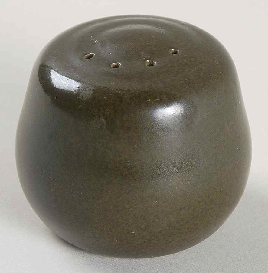 Brown & White (Coupe) Salt Shaker by Heath-1