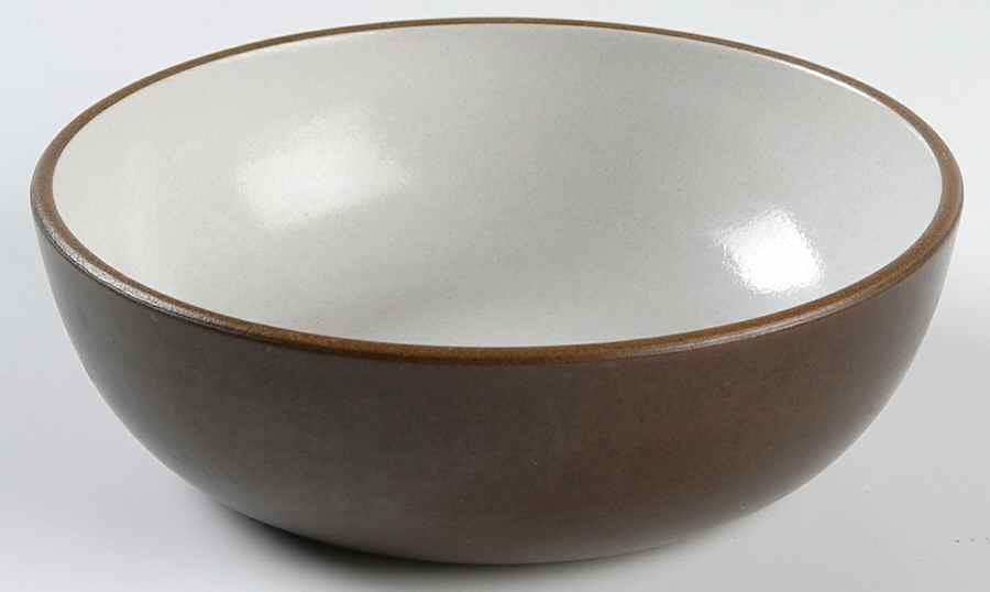 Brown & White (Coupe) Coupe Cereal Bowl by Heath-1