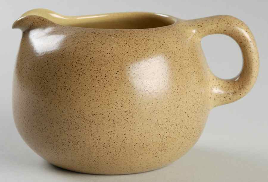 Gold and Apricot (Coupe Shape) Creamer by Heath-1