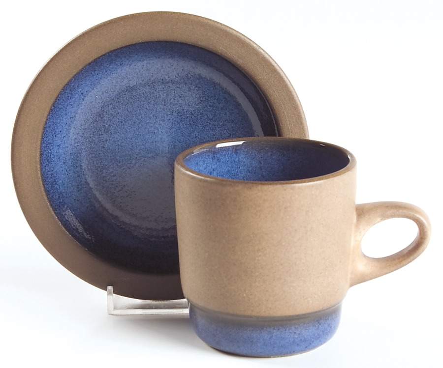 Moonstone (Rim) Mug & Saucer Set by Heath-1