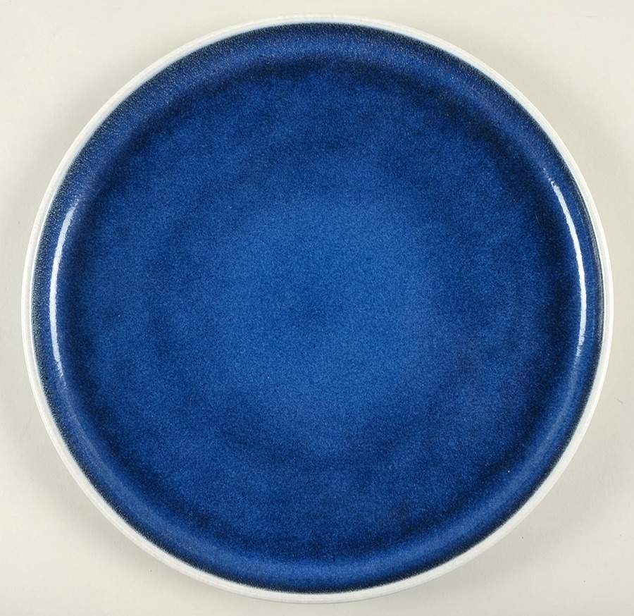 Opal Blue (Coupe Shape) 13" Chop Plate (Round Platter) by Heath-1