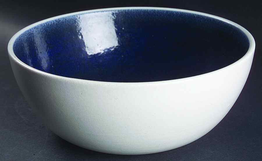 Opal Blue (Coupe Shape) 8" Round Vegetable Bowl by Heath-1