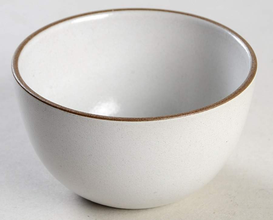 Opaque White (Coupe Shape) Custard Cup by Heath-1