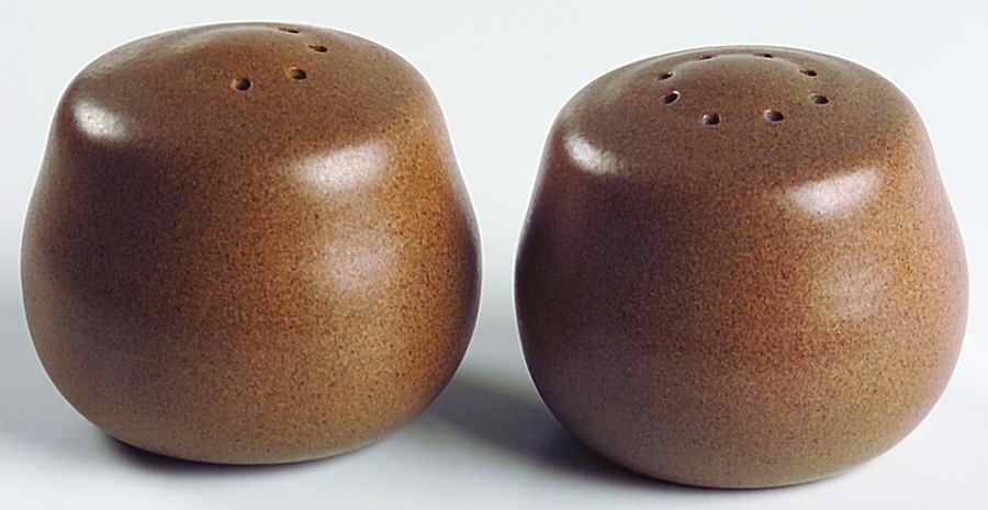 Pumpkin (Coupe Shape) Salt & Pepper Set by Heath-1