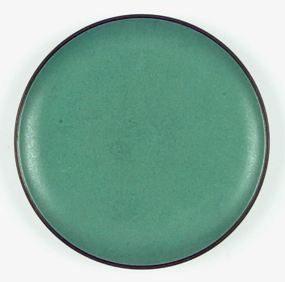 Turquoise (Coupe Shape) Salad Plate by Heath-1