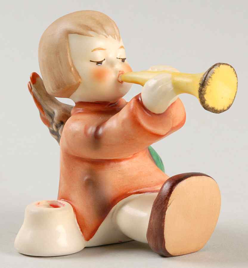 Joyous News-Angel with Trumpet Tm6-Joyous News Angel Candleholder - Boxed by M.I. Hummel-1