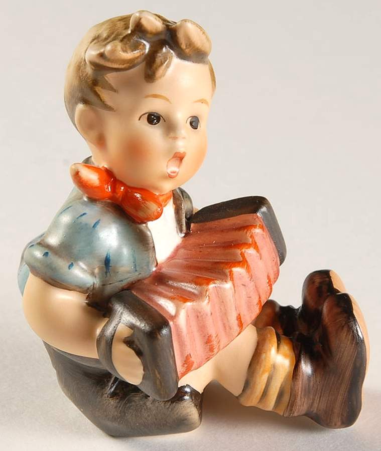 Boy with Accordion Tm6-Boy Wth Accordion - Boxed by M.I. Hummel-1