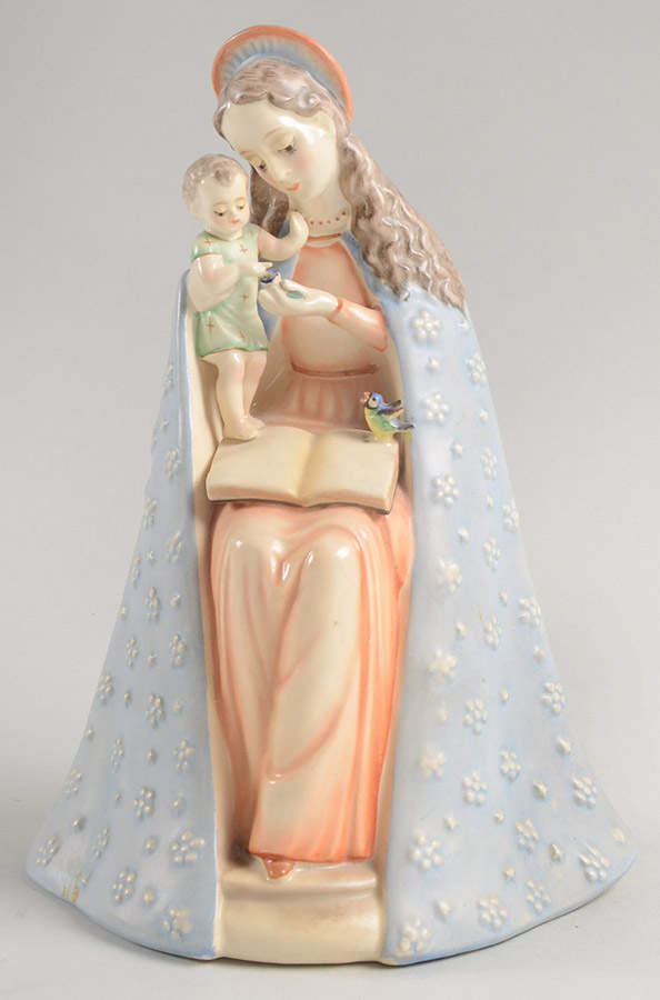 Flower Madonna Tm1/Us Zone-Flower Madonna- Open Halo - No Box 1a by M.I. Hummel-1