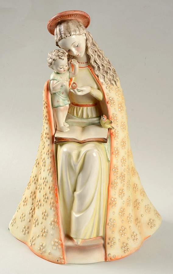 Flower Madonna Tm3-Flower Madonna-Yellow Cloak - No Box11a by M.I. Hummel-1