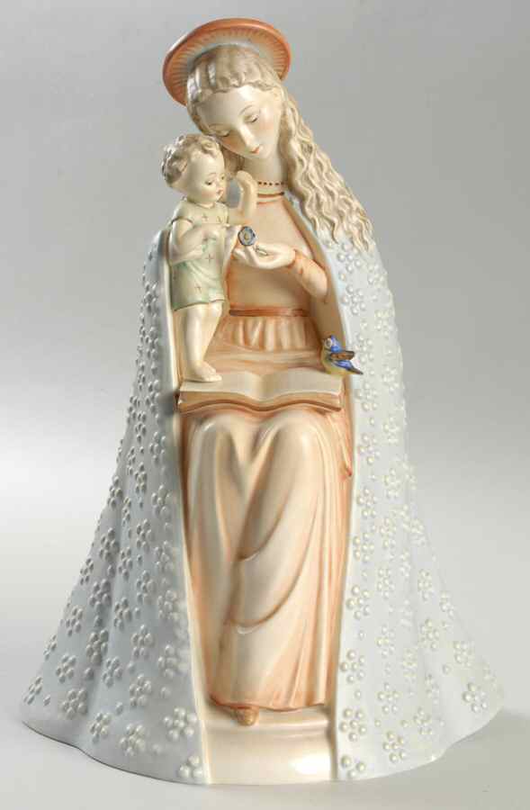 Flower Madonna Tm3-Flower Madonna-Blue Cloak - Boxed by M.I. Hummel-1