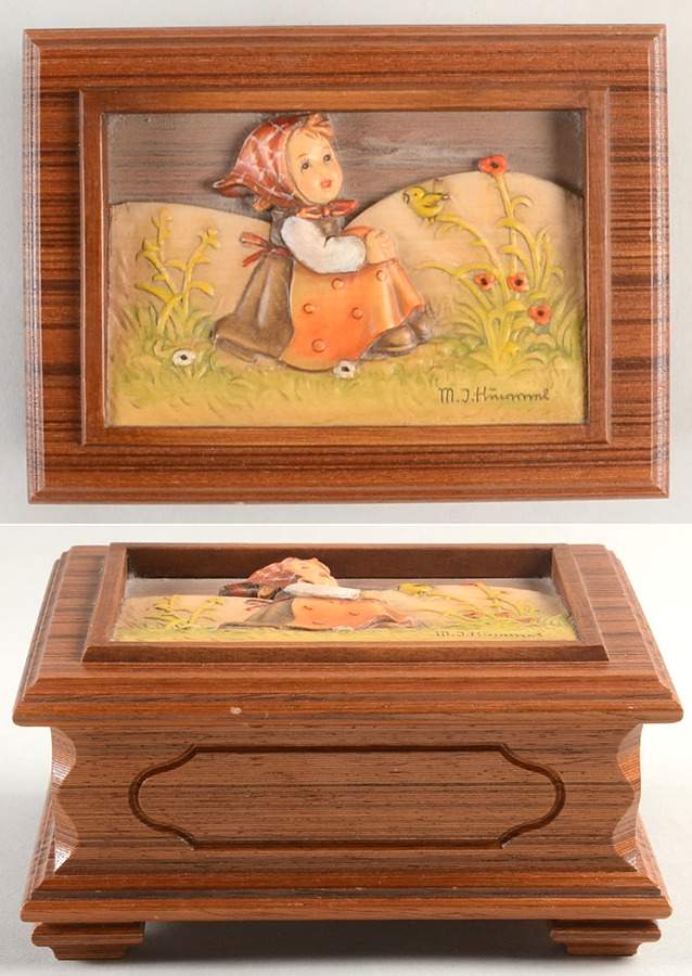 Four Seasons Music Box In Tune - Boxed by M.I. Hummel-1