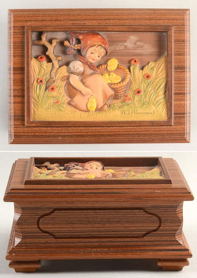 Four Seasons Music Box Chick Girl - No Box by M.I. Hummel-1