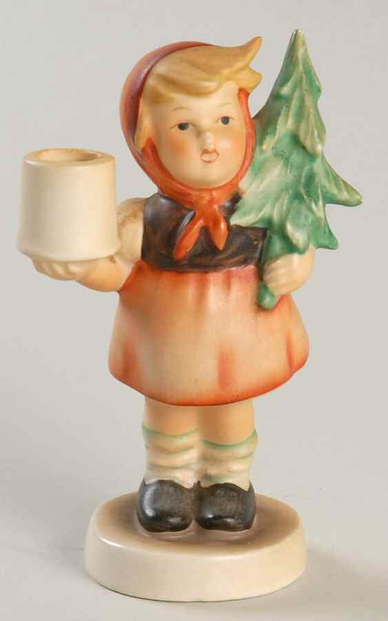 Girl with Fir Tree Candleholder Tm3-Girl With Fir Tree - No Box by M.I. Hummel-1