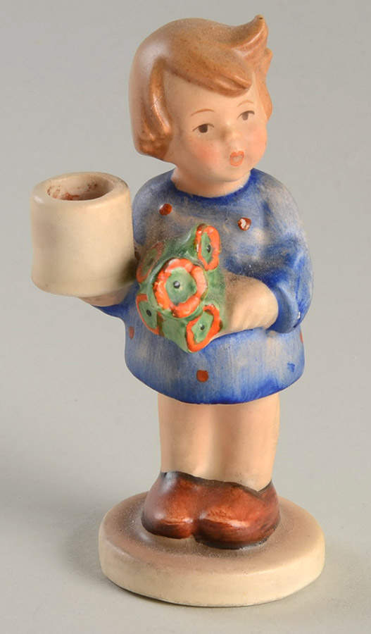 Girl with Nosegay-Advent Candlestick Tm1-Girl With Nosegay - No Box by M.I. Hummel-1