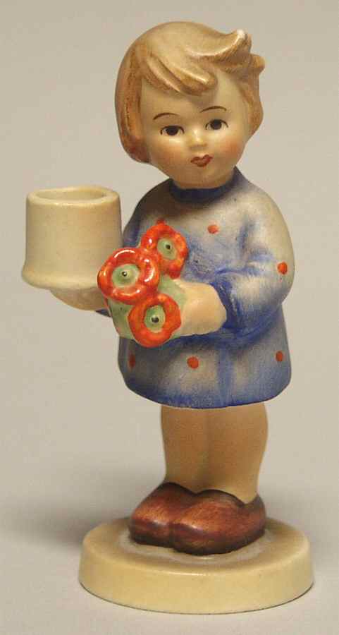 Girl with Nosegay-Advent Candlestick Tm2-Girl With Nosegay - No Box by M.I. Hummel-1