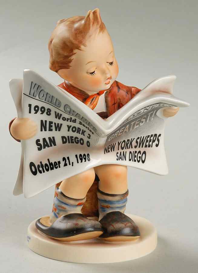 Latest News 1998 World Series-New York Yankees - No Box by M.I. Hummel-1