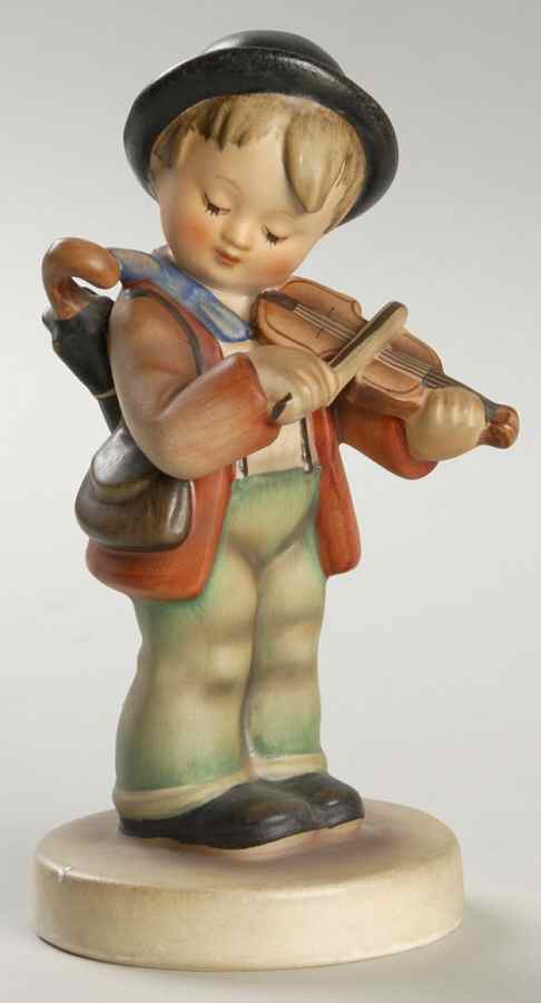 Little Fiddler-Black Hat Tm2-Little Fiddler - Boxed by M.I. Hummel-1