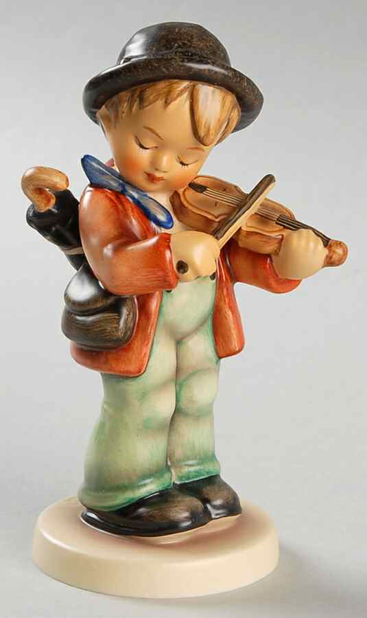 Little Fiddler-Black Hat Tm8-Little Fiddler - Boxed by M.I. Hummel-1