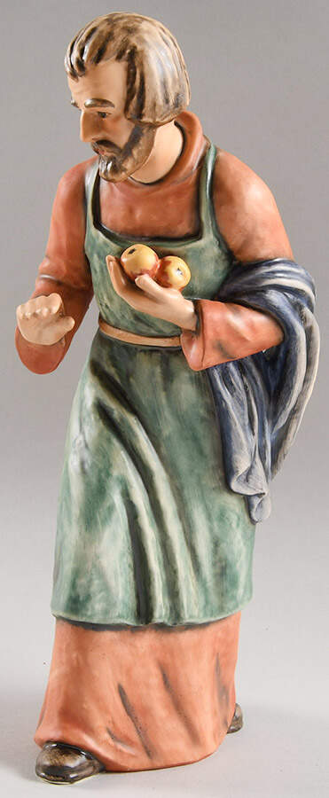 Large Colored Nativity Figurines #260 Tm5-St Joseph - Boxed by M.I. Hummel-1