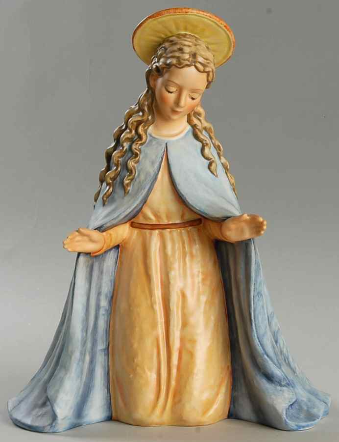 Large Colored Nativity Figurines #260 Tm7-Madonna - Boxed by M.I. Hummel-1
