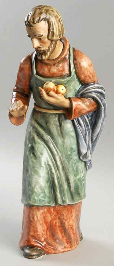 Large Colored Nativity Figurines #260 Tm7-St. Joseph  - Boxed by M.I. Hummel-1