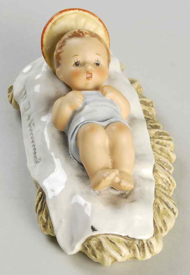 Large Colored Nativity Figurines #260 Tm8-Jesus  - Boxed by M.I. Hummel-1