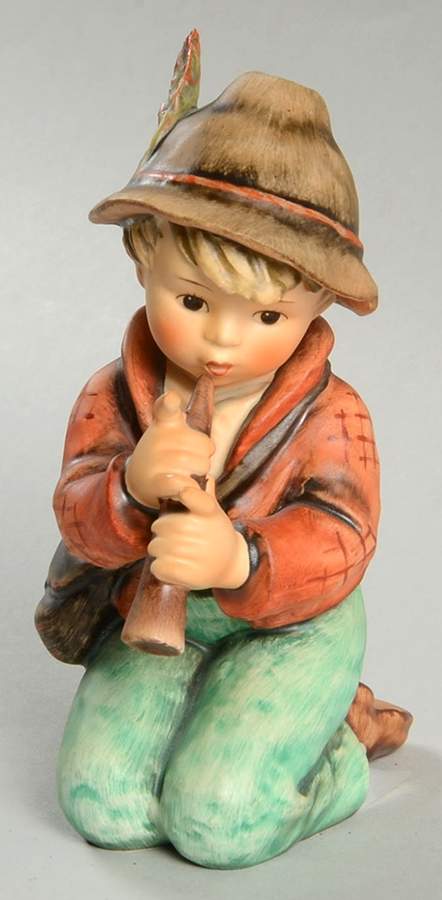 Large Colored Nativity Figurines #260 Tm6-Little Tooter - Boxed by M.I. Hummel-1