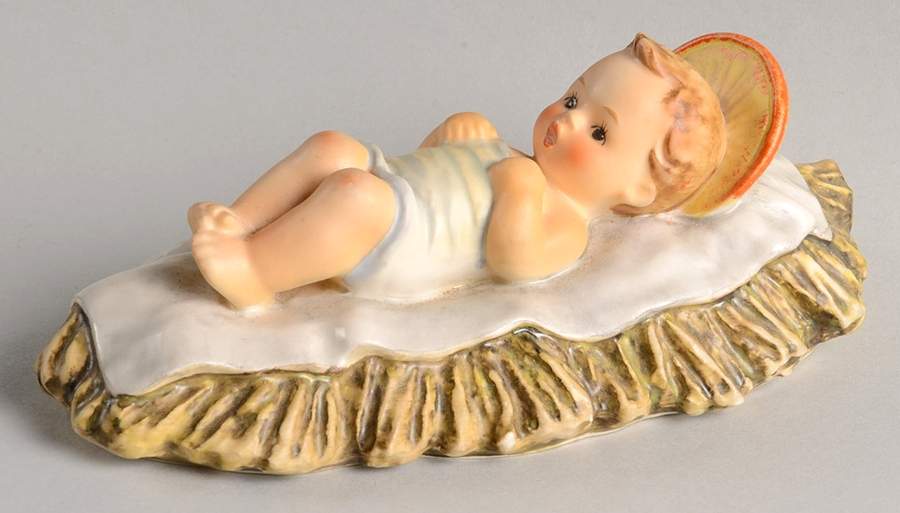 Large Colored Nativity Figurines #260 Tm6-Jesus - Boxed by M.I. Hummel-1