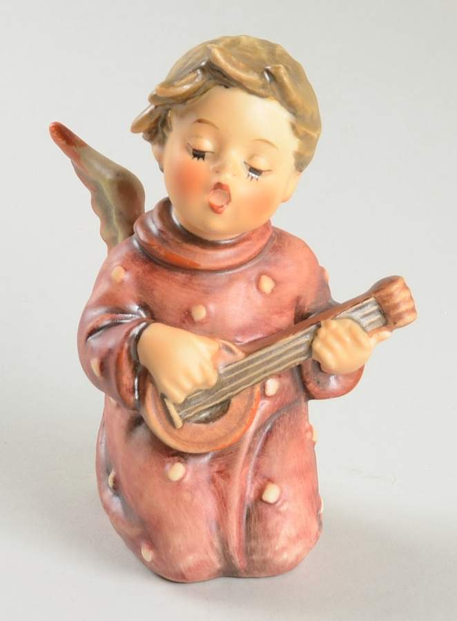 Large Colored Nativity Figurines #260 Tm5-Angel Serenade - No Box by M.I. Hummel-1