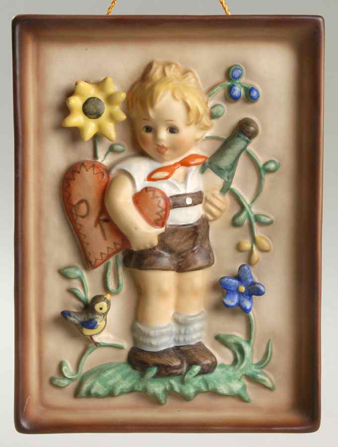 Standing Boy Wall Plaque Tm6-Standing Boy - No Box by M.I. Hummel-1