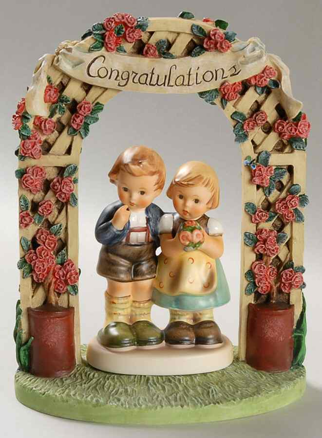 We Congratulate (with Base) We Congratulate-Collector's Set - No Box by M.I. Hummel-1