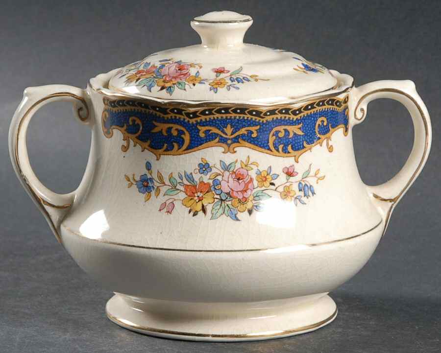 5602 Sugar Bowl & Lid by Thomas Hughes & Sons-1