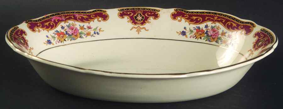 5603 9" Oval Vegetable Bowl by Thomas Hughes & Sons-1