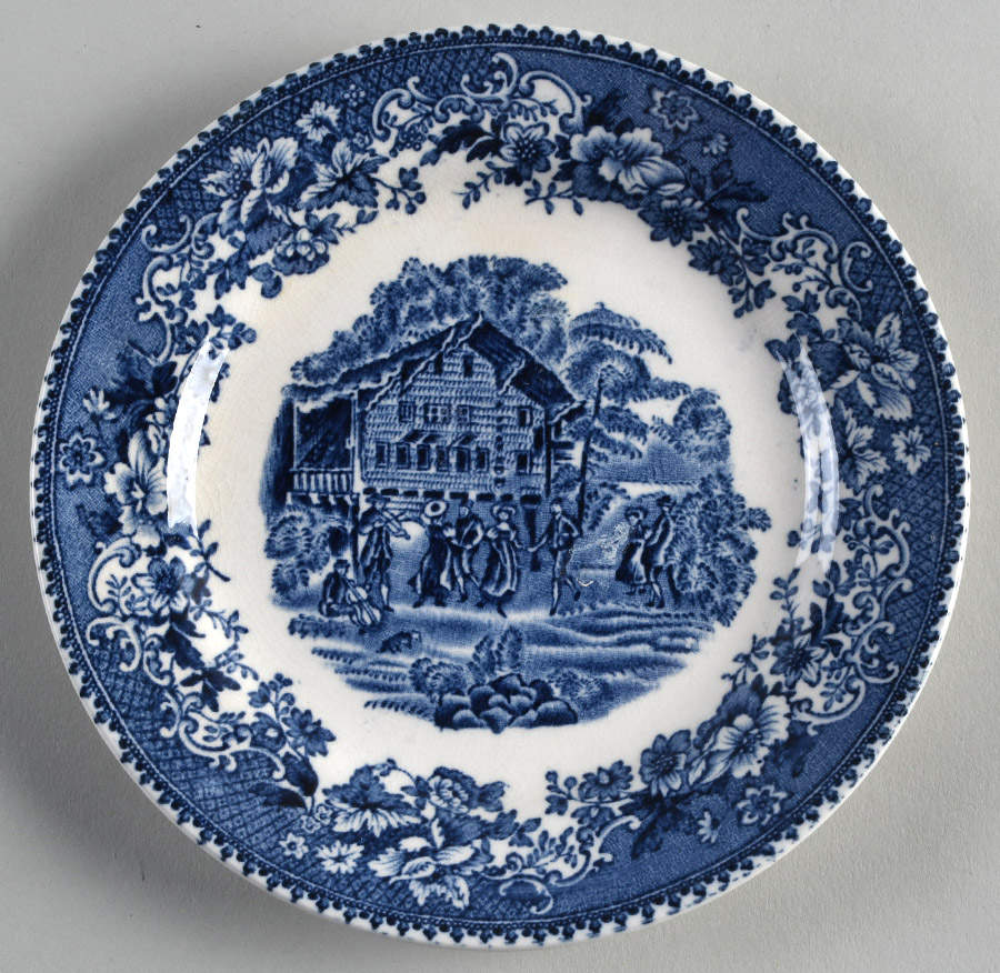 Avon Cottage Bread & Butter Plate by Thomas Hughes & Sons-1