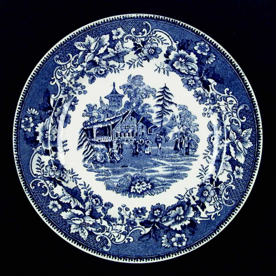 Avon Cottage Dinner Plate by Thomas Hughes & Sons-1