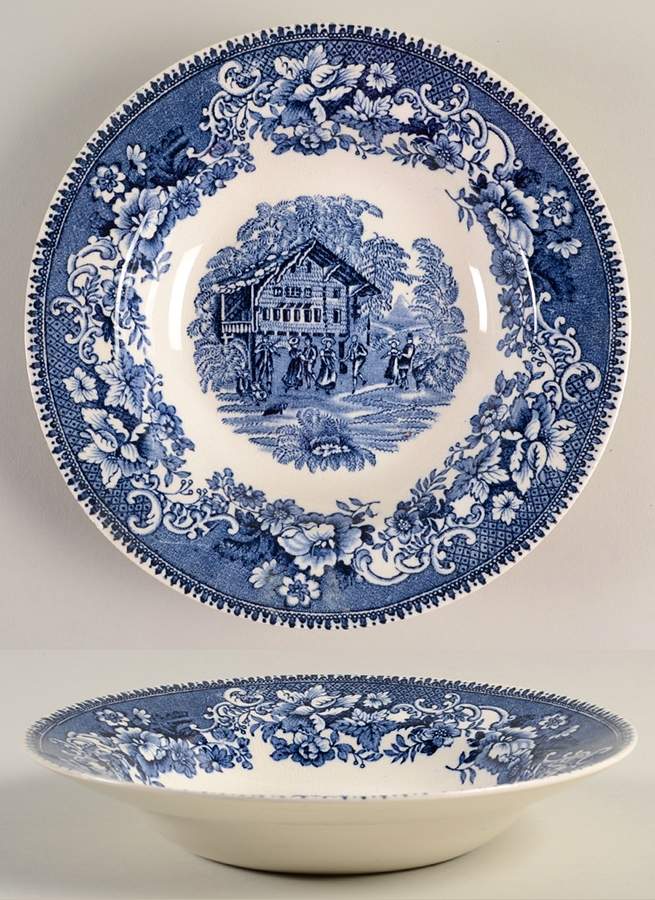 Avon Cottage Rim Soup Bowl by Thomas Hughes & Sons-1