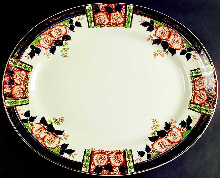 Windsor Derby 16" Oval Serving Platter by Thomas Hughes & Sons-1