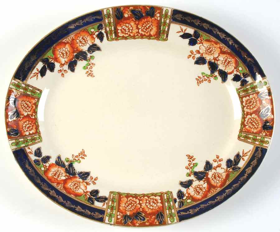Windsor Derby 11" Oval Serving Platter by Thomas Hughes & Sons-1