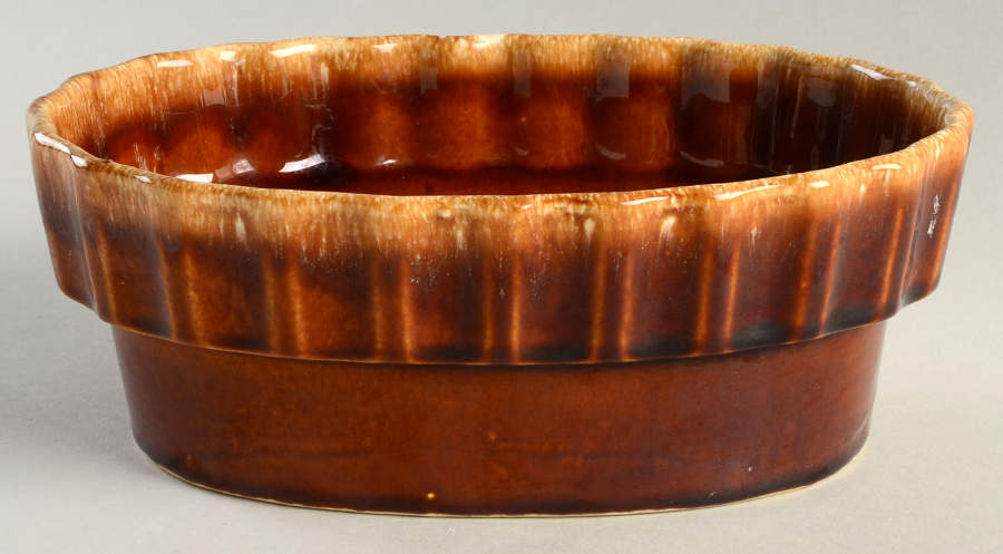 Brown Drip (House and Garden, Mirror Brown) 3" Planter by Hull-1