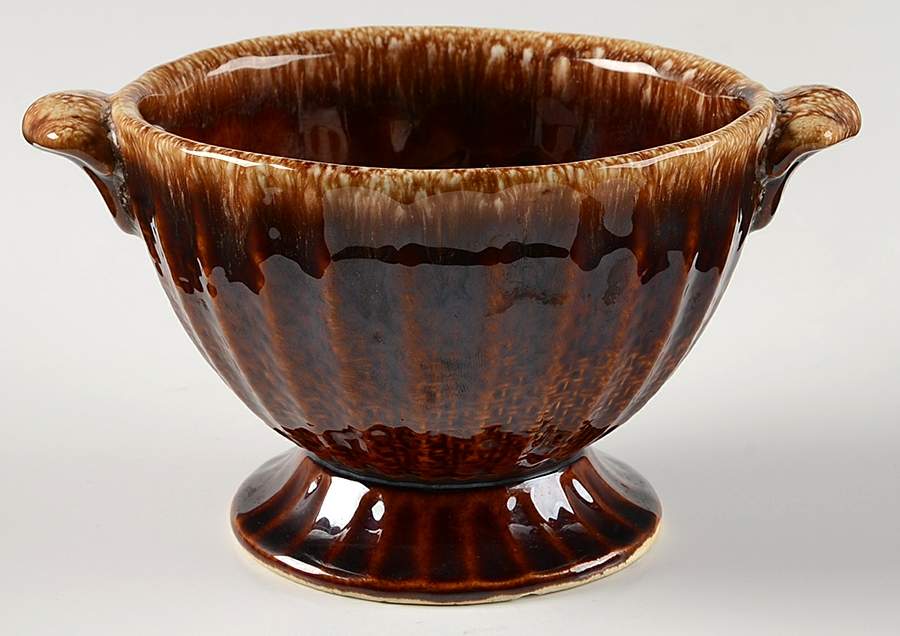 Brown Drip (House and Garden, Mirror Brown) 3" Planter by Hull-1