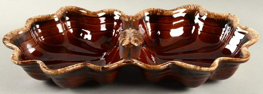 Brown Drip (House and Garden, Mirror Brown) 2-Part Relish by Hull-1