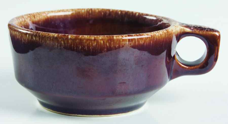Brown Drip (House and Garden, Mirror Brown) Soup Mug by Hull-1