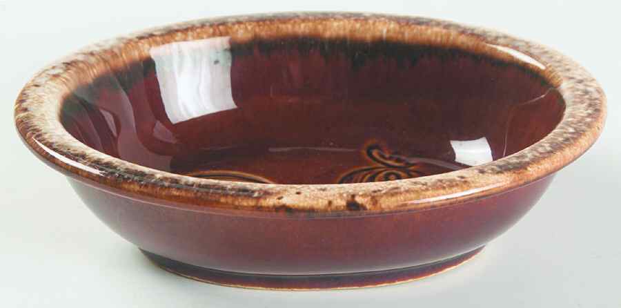Brown Drip (House and Garden, Mirror Brown) Individual Salad Bowl by Hull-1