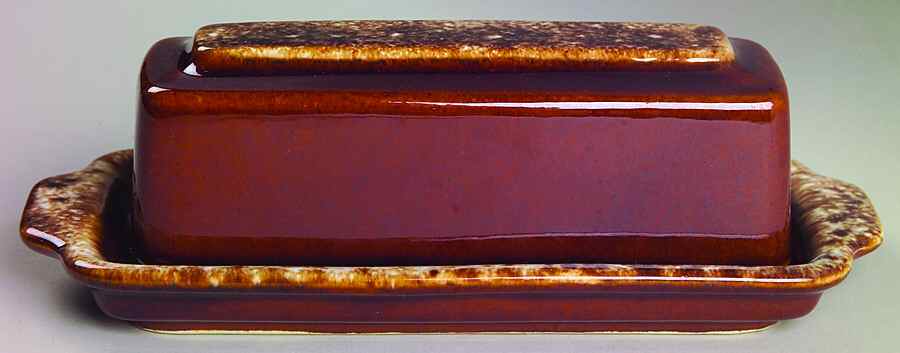 Brown Drip (House and Garden, Mirror Brown) 1/4 Lb Covered Butter by Hull-1