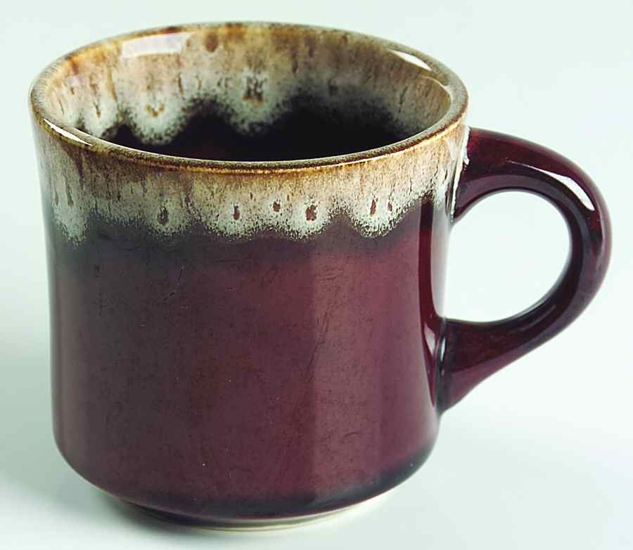 Brown Drip (House and Garden, Mirror Brown) Mug by Hull-1
