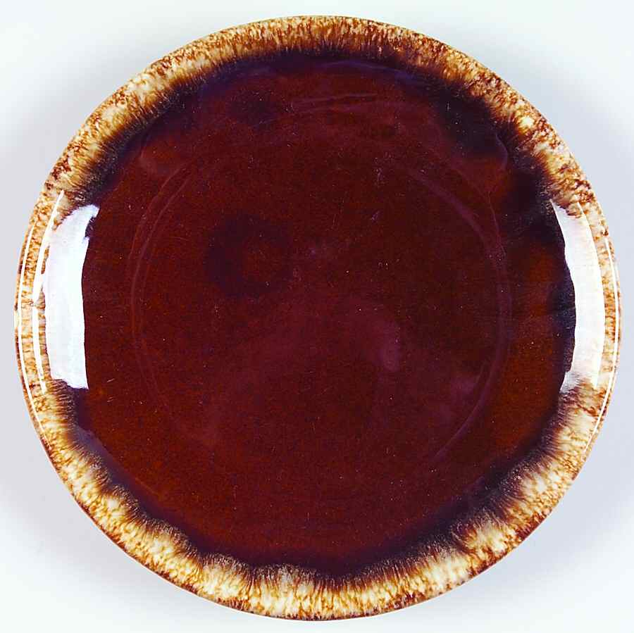 Brown Drip (House and Garden, Mirror Brown) Bread & Butter Plate by Hull-1